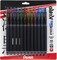 Pentel EnerGel Kuro Liquid Gel Pens .7mm 12/Pkg-Assorted Colors